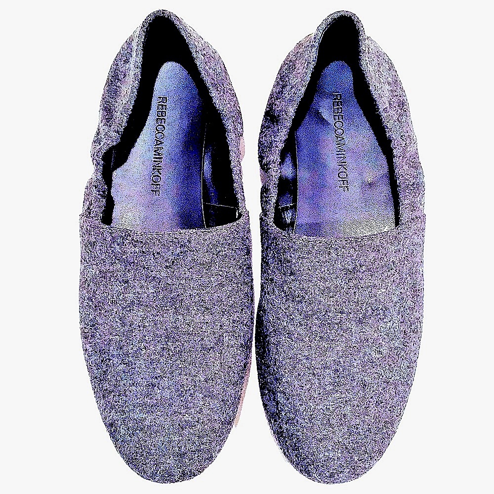Rebecca Minkoff Slip On Tweed Flats, size 8.5